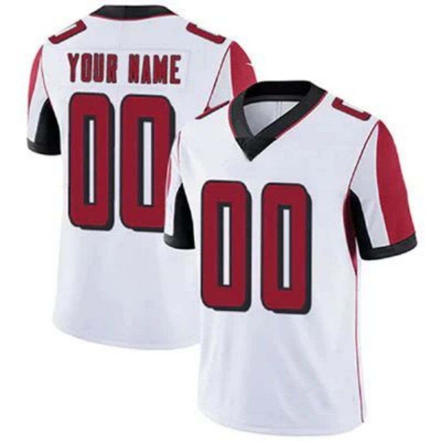 Custom A.Falcons White Game Jersey -American Stitched Football Jerseys Personalize Birthday Gifts football jersey product view 1