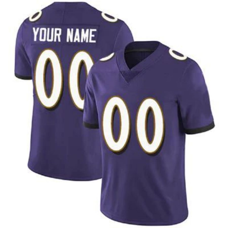 Custom B.Ravens Purple Stitched American Jersey Game Football Jerseys football jersey product view 1