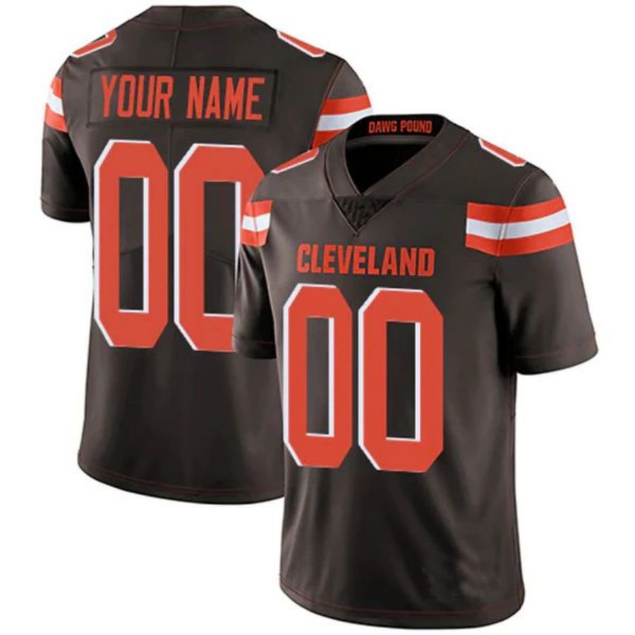 Custom C.Browns Brown Game Jerseys -American Stitched Football Jerseys football jersey product view 1
