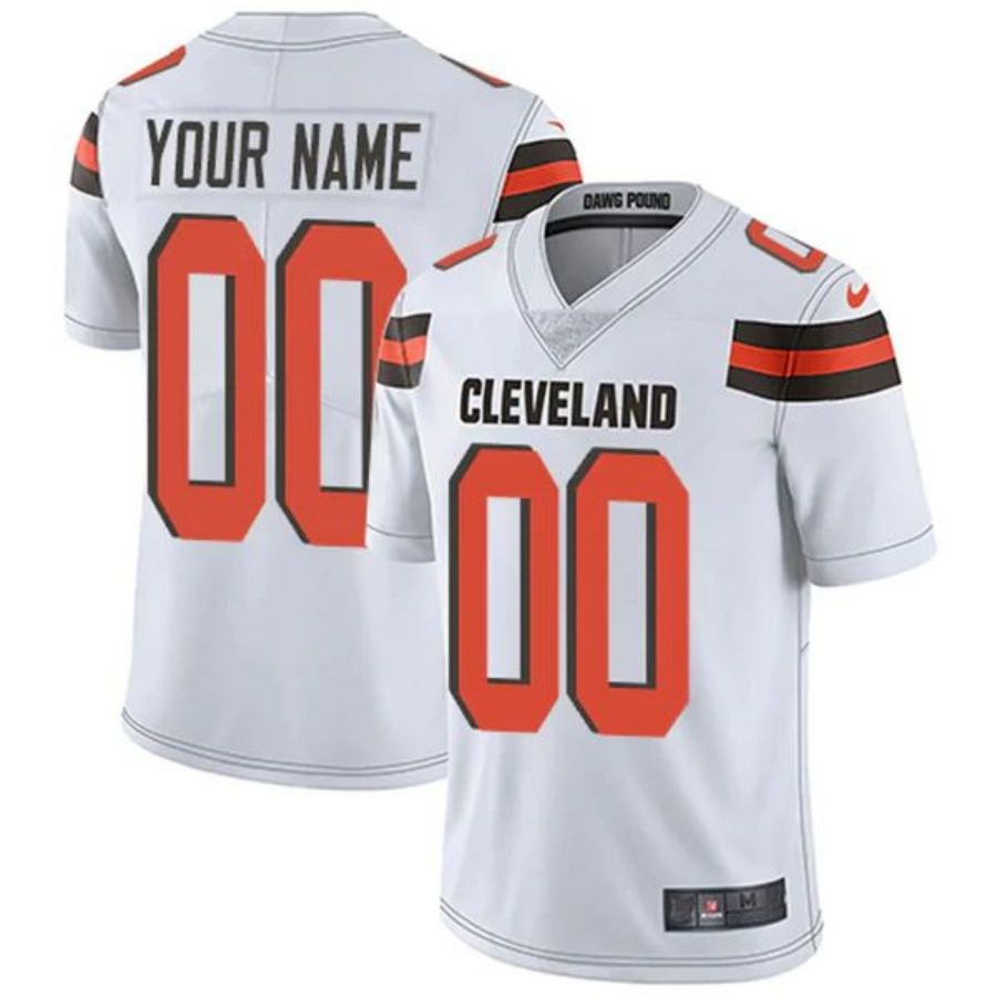 Custom C.Browns White Game Jerseys -American Stitched Football Jerseys football jersey product view 1