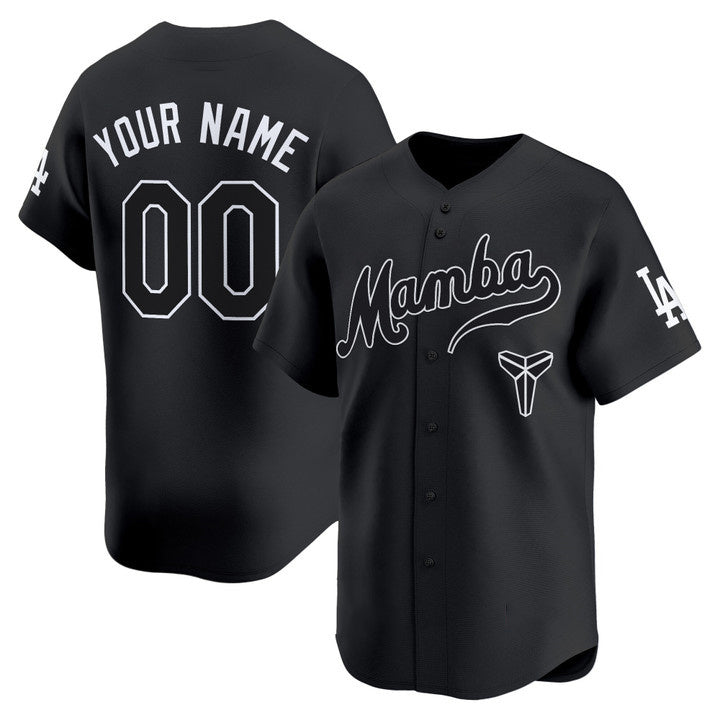 Custom Los Angeles Dodgers Black Mamba Vapor Premier Limited Custom Jersey - All Stitched Baseball Jersey baseball jersey product view 1