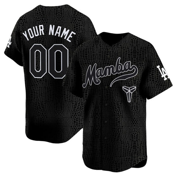 Custom Los Angeles Dodgers Black Mamba Vapor Premier Limited Custom Jersey - All Stitched Baseball Jersey baseball jersey product view 1