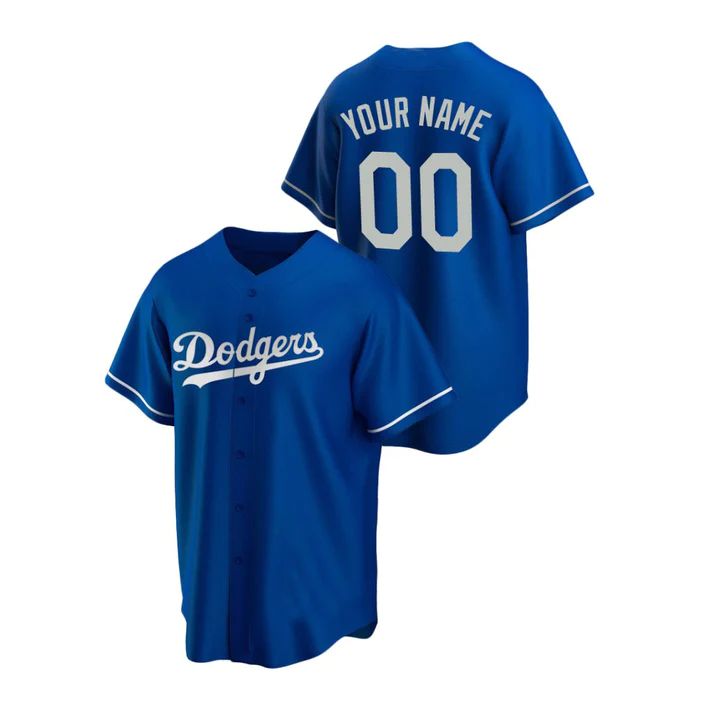 Custom Los Angeles Dodgers Royal Jerseys Stitched Men Youth And Women For Birthday Gift Baseball Jerseys baseball jersey product view 1
