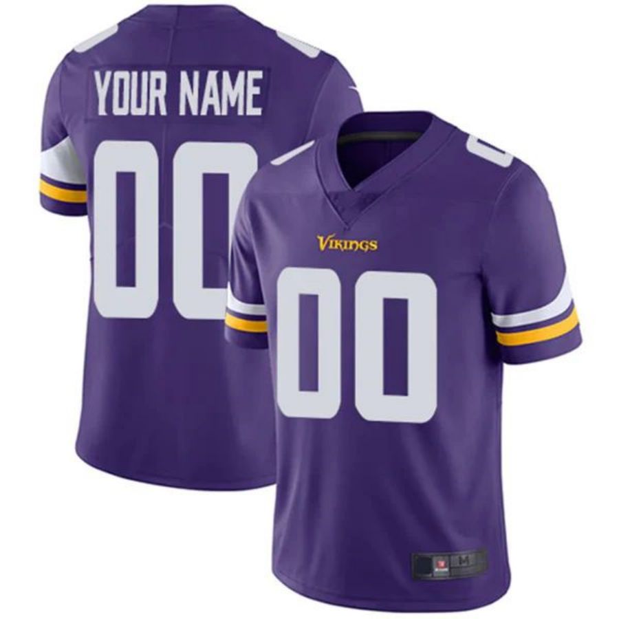 Custom MN.Vikings Home Purple Vapor Untouchable Limited Jersey -Stitched American Football Jerseys football jersey product view 1