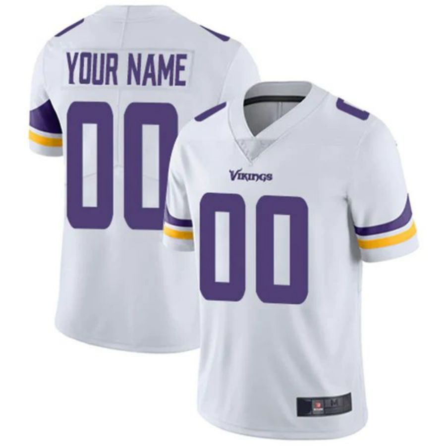 Custom MN.Vikings White Vapor Untouchable Limited Jersey -Stitched American Football Jerseys football jersey product view 1