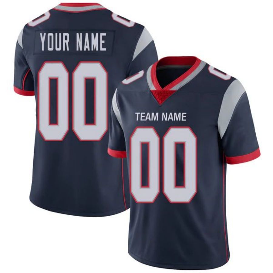 Custom NE.Patriots Stitched American Football Jerseys Personalize Birthday Gifts football jersey product view 1