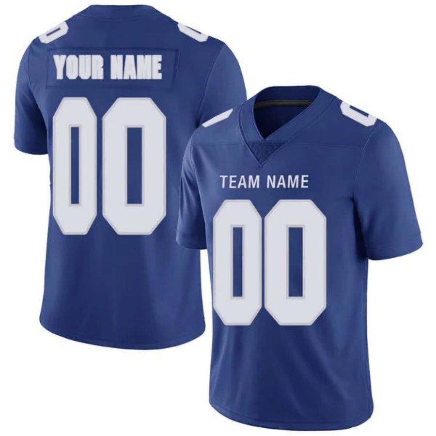 Custom NY.Jets Royal Game Jersey -Stitched American Football Jerseys Personalize Birthday Gifts football jersey product view 1