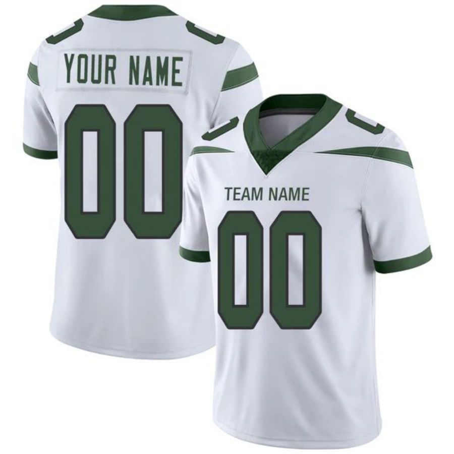 Custom NY.Jets White Football Jersey -Stitched American Football Jerseys Personalize Birthday Gifts football jersey product view 1