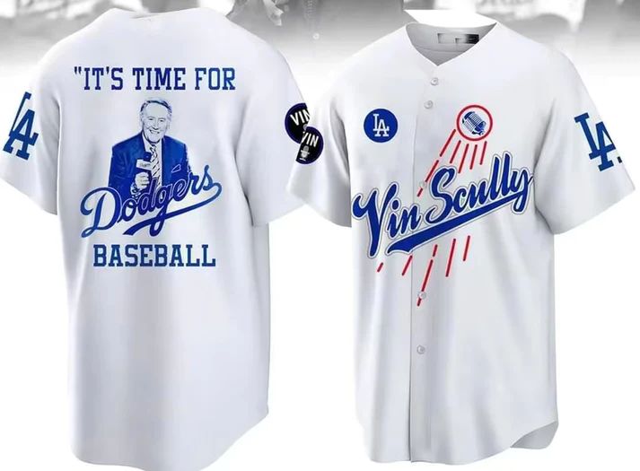 Los Angeles Dodgers White Jerseys Baseball Jerseys baseball jersey product view 1