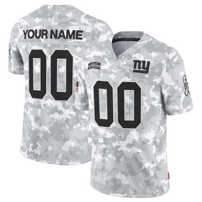 Custom NY.Giants F.U.S.E Arctic Camo Salute To Service Limited Stitched Football Jersey football jersey product view 1