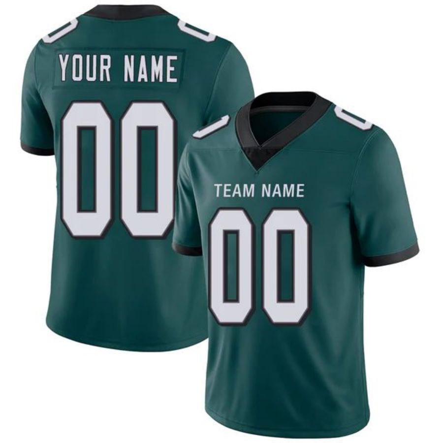 Custom P.Eagles Green Game Jersey -Stitched American Football Jerseys Personalize Birthday Gifts football jersey product view 1