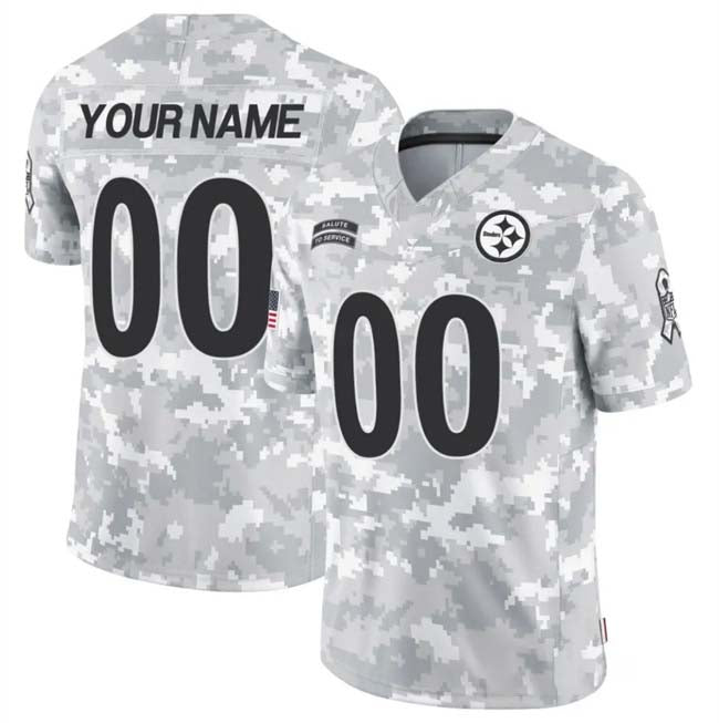 Custom P.Steelers F.U.S.E Arctic Camo Salute To Service Limited Stitched Football Jersey football jersey product view 1
