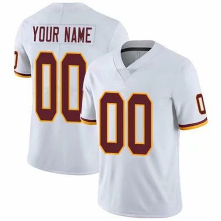 Custom W.Commanders White Team Jersey -Stitched American Football Jerseys football jersey product view 1
