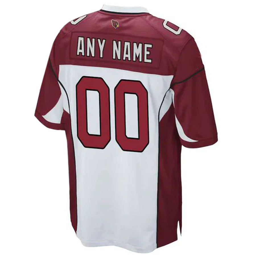 Custom A.Cardinals White-Red Game Stitched Football Jerseys football jersey product view 1