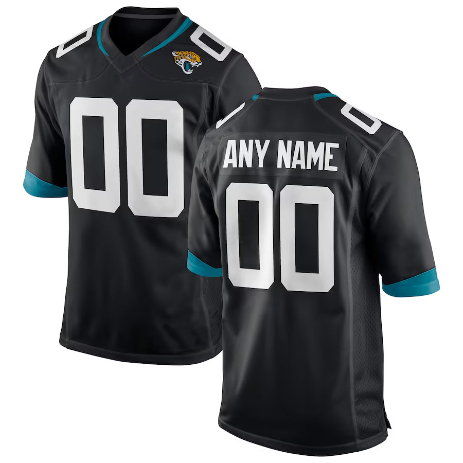 Custom J.Jaguars Black Home Game Football Jerseys football jersey product view 2