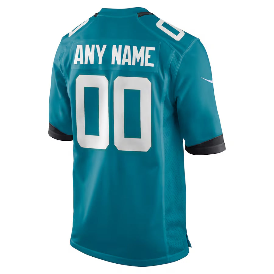 Custom J.Jaguars Teal Home Game Football Jerseys football jersey product view 1