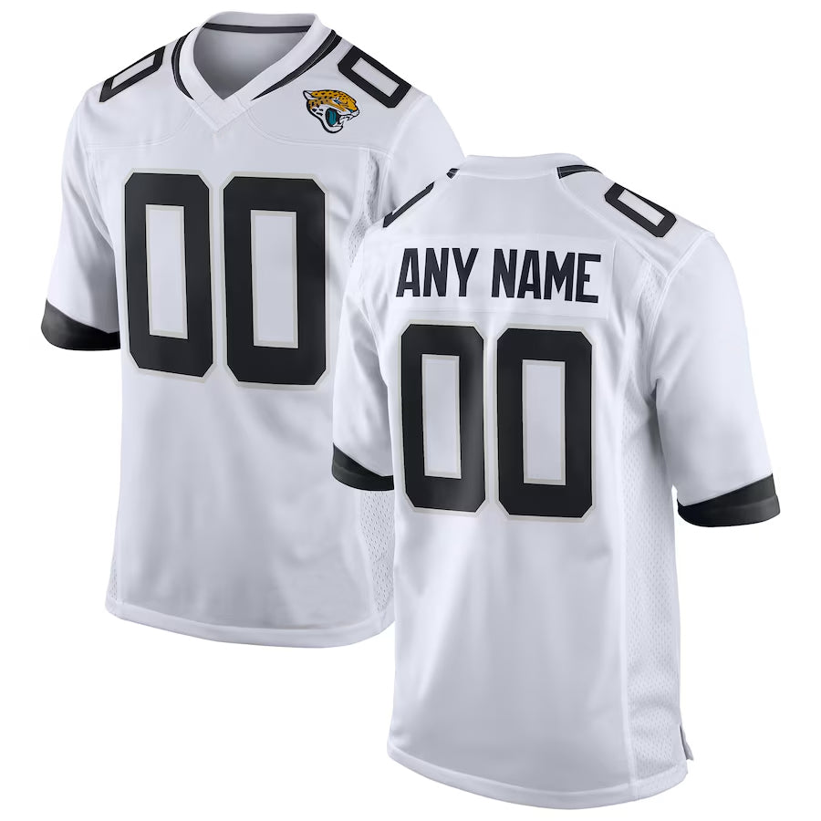 Custom J.Jaguars White Home Game Football Jerseys football jersey product view 2