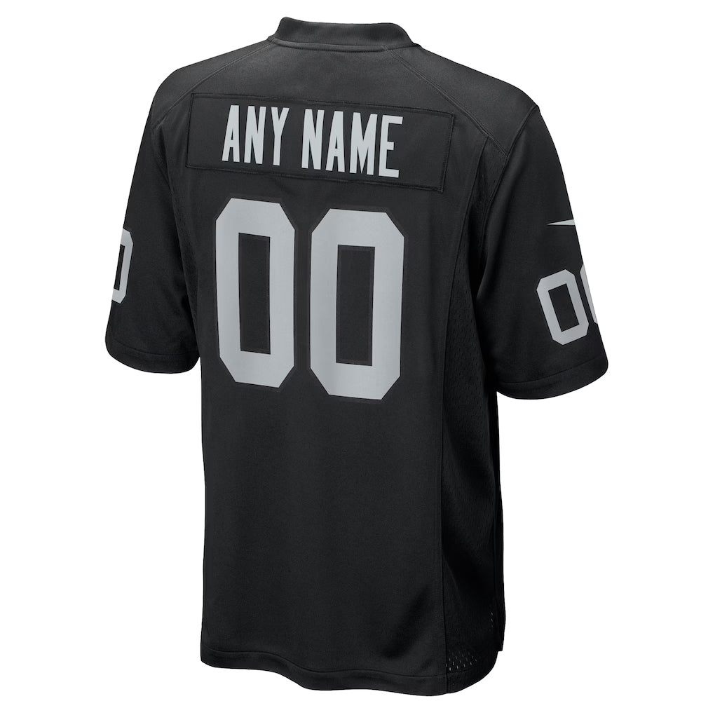 Custom LV.Raiders Black Home Game Football Jerseys football jersey product view 1
