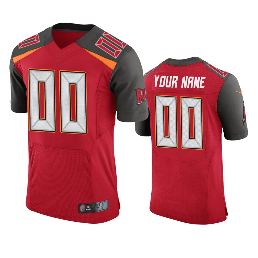 Custom TB.Buccaneers Red Game Football Jerseys football jersey product view 1