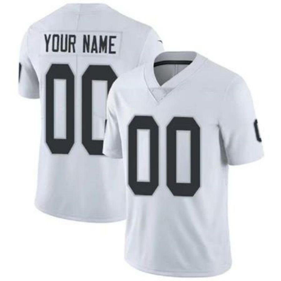 Custom LV.Raiders White Game Jersey -Stitched American Football Jerseys football jersey product view 1