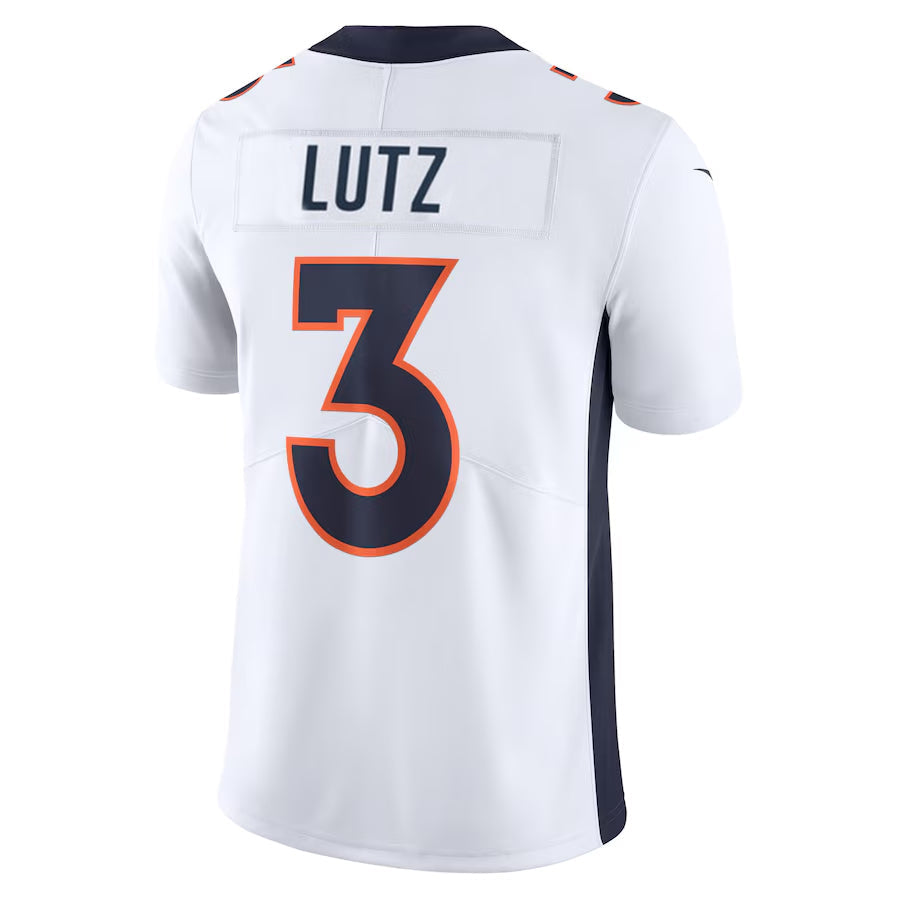 D.Broncos #3 Wil Lutz Player White Vapor Untouchable Limited Football Jerseys football jersey product view 1