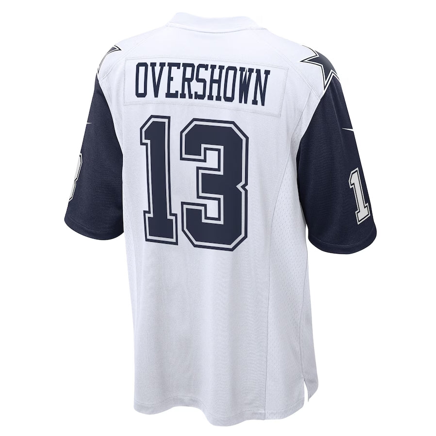 D.Cowboys #13 DeMarvion Overshown Player White Game American Football Jerseys football jersey product view 1