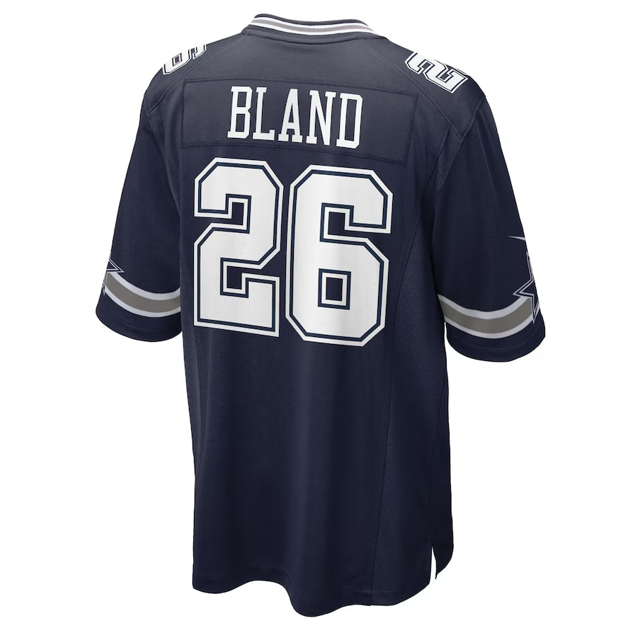 D.Cowboys #26 DaRon Bland Navy Player Game American Football Jerseys football jersey product view 1
