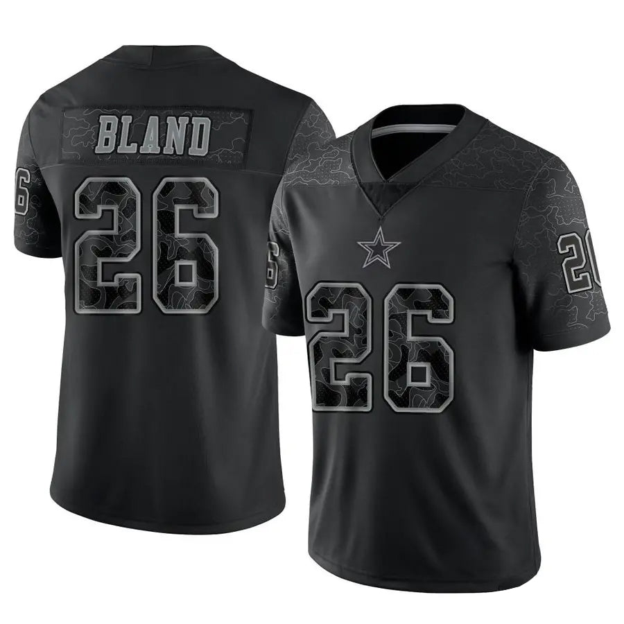 D.Cowboys #26 DaRon Bland Player Black REFLECTIVE Limited Football Jerseys football jersey product view 1