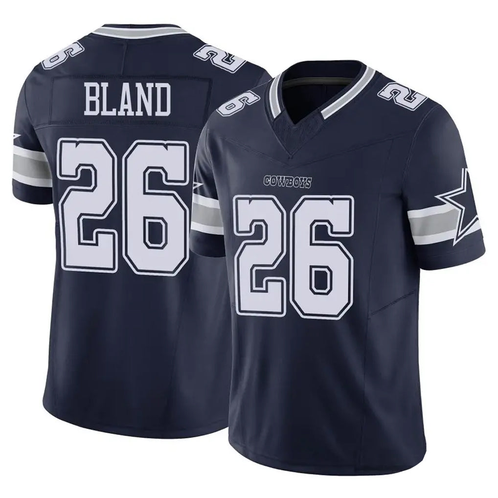 D.Cowboys #26 DaRon Bland Player Navy Vapor F.U.S.E. Limited Football Jerseys football jersey product view 1