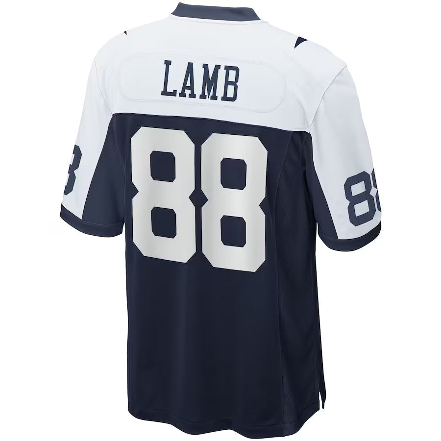 D.Cowboys #88 CeeDee Lamb Player Navy Alternate Home Game Football Jerseys football jersey product view 1
