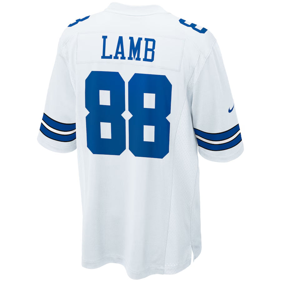 D.Cowboys #88 CeeDee Lamb Player White Home Game Football Jerseys football jersey product view 1