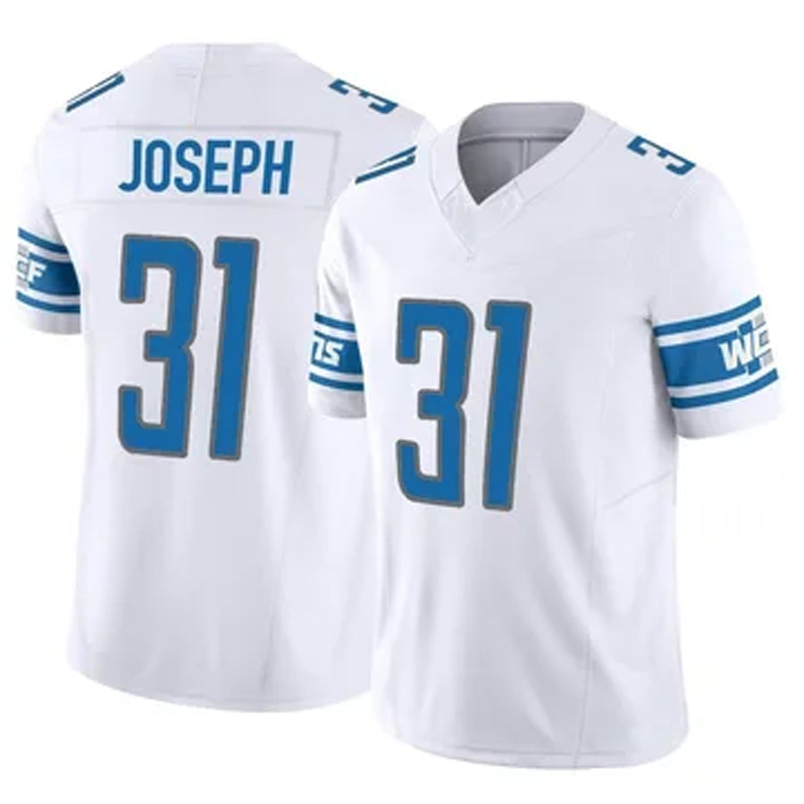 D.Lions #31 Kerby Joseph Player White Vapor F.U.S.E. Limited Game Football Jerseys football jersey product view 1