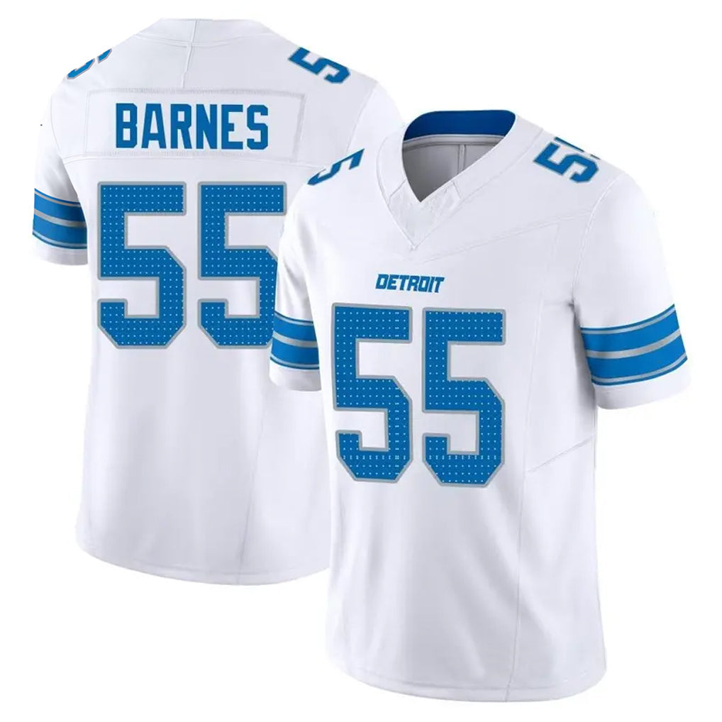 D.Lions #55 Derrick Barnes Player White Vapor F.U.S.E. Limited Football Jerseys football jersey product view 1
