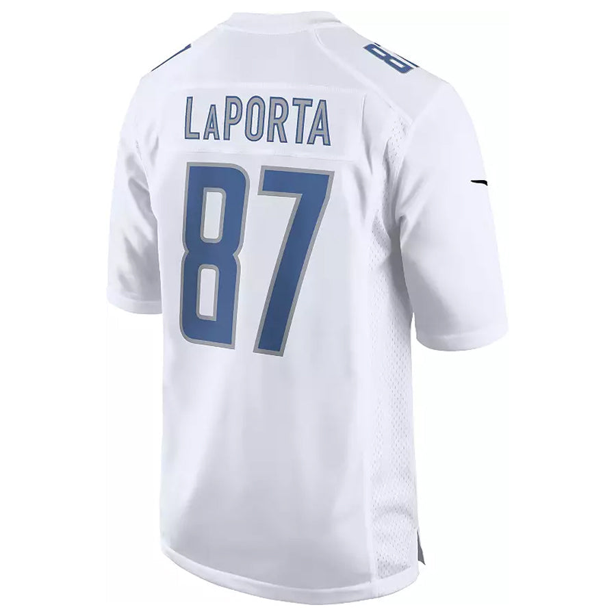 D.Lions #87 Sam LaPorta Player Fashion White Game Football Jerseys football jersey product view 1