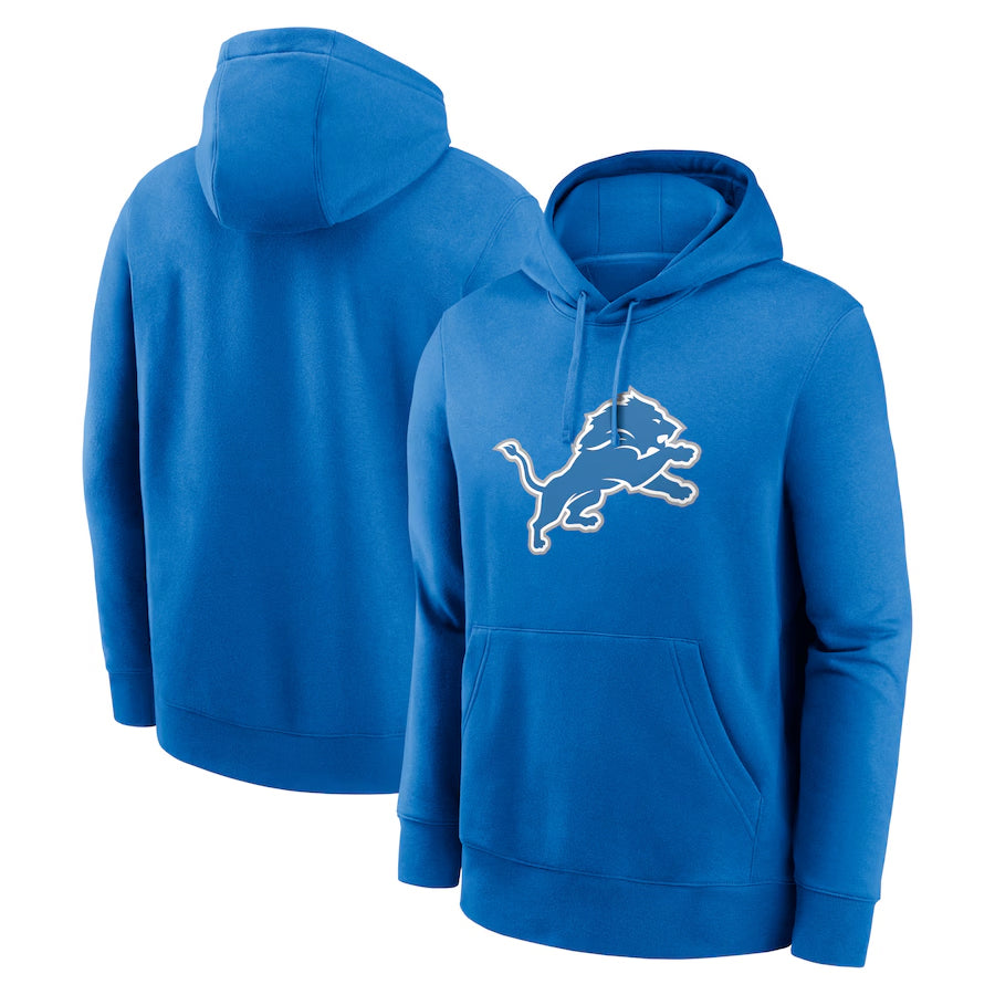 D.Lions Player Blue Primetime Club Logo Hoodie Game Football Jerseys football jersey product view 1