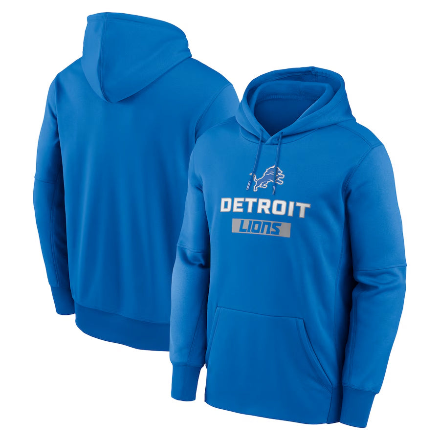 D.Lions Player Blue Toss Sweep Performance Pullover Hoodie Game Football Jerseys football jersey product view 1