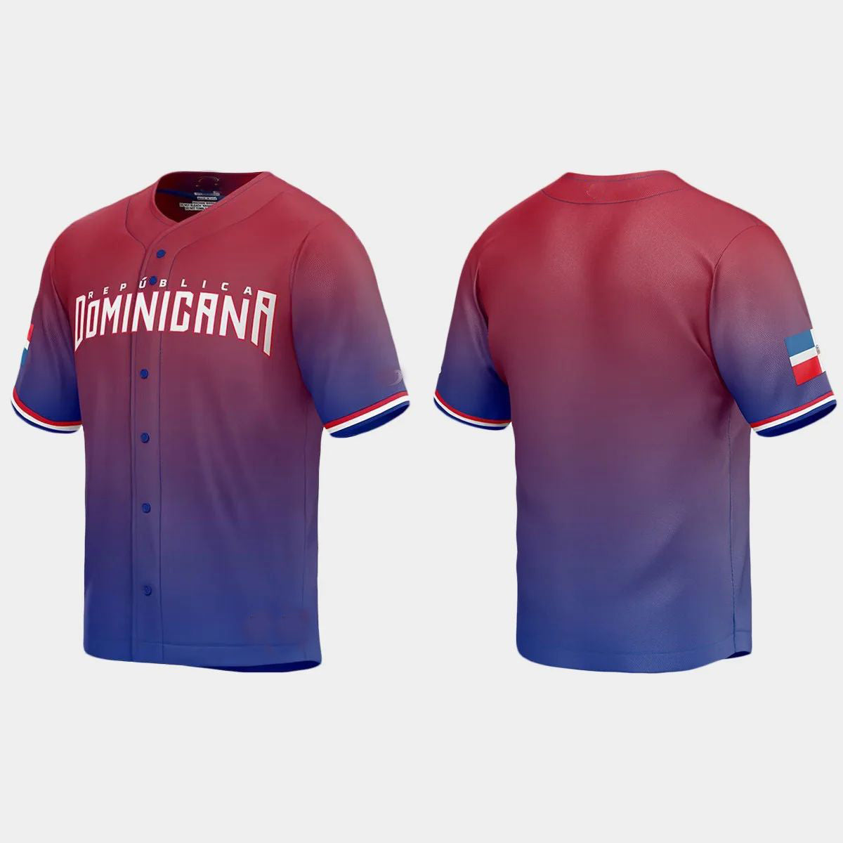 DOMINICAN REPUBLIC BASEBALL 2023 WORLD BASEBALL CLASSIC JERSEY ¨C RED Stitches Baseball Jerseys baseball jersey product view 1