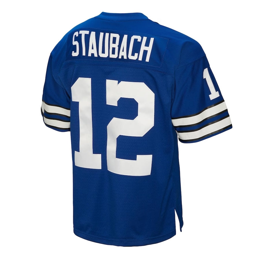 D.Cowboys #12 Roger Staubach Legacy Retired Player Game Jersey - Navy American Jerseys football jersey product view 1