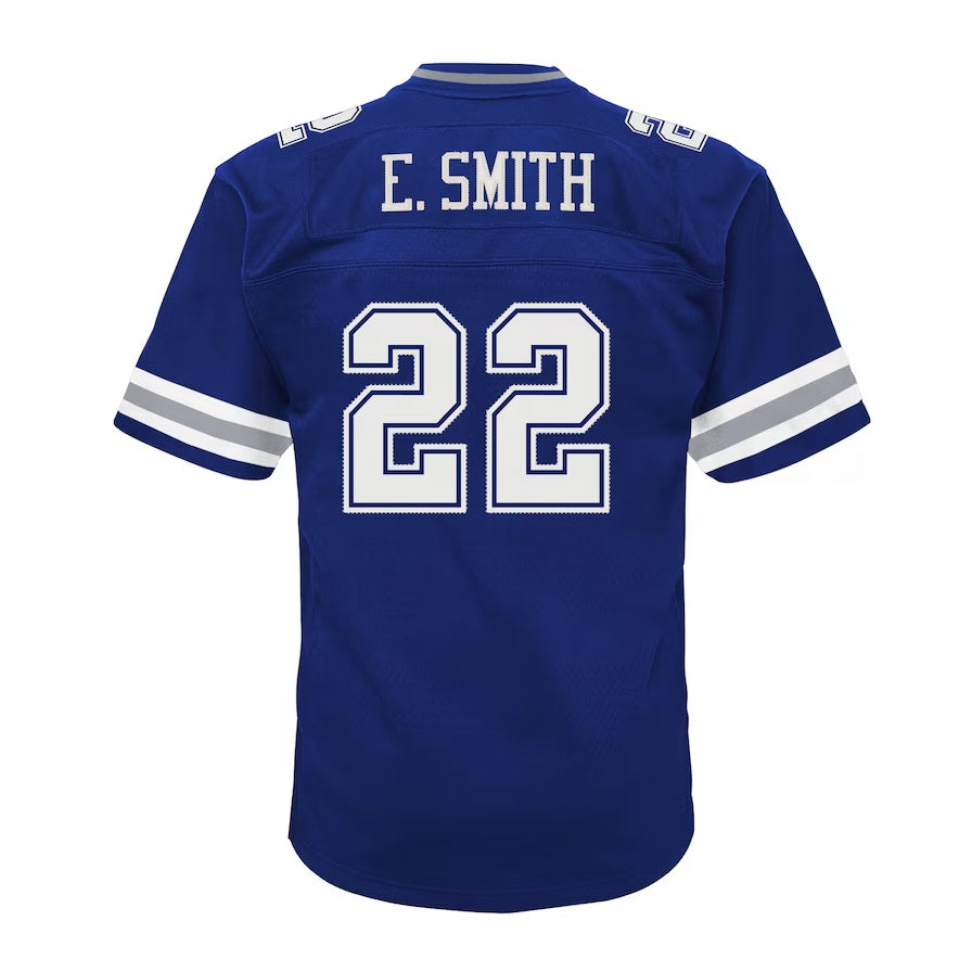 D.Cowboys #22 Emmitt Smith Big & Tall 1996 Legacy Retired Player Jersey - Navy American Jerseys football jersey product view 1