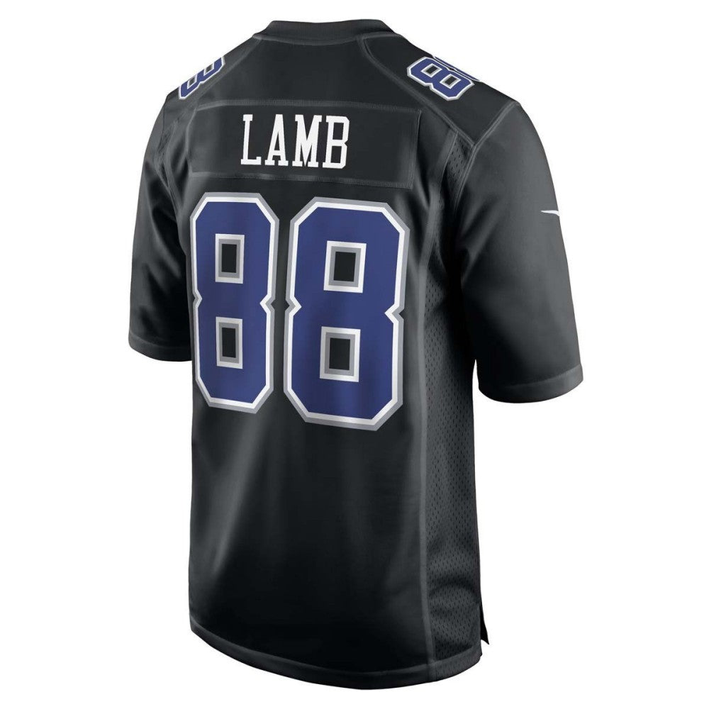 D.Cowboys #88 CeeDee Lamb Black Alternate Game Player Jersey Stitched American Football Jerseys football jersey product view 1