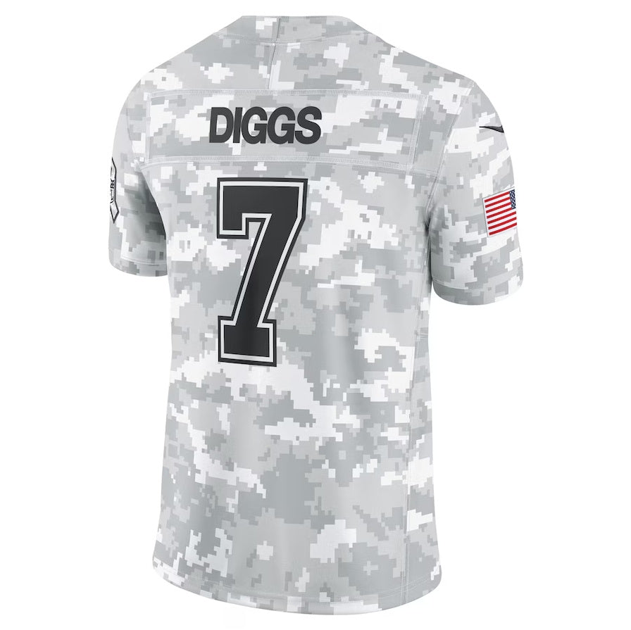 D.Cowboys #7 Trevon Diggs Player Arctic Camo Salute to Service Limited Stitched American Football Jerseys football jersey product view 1