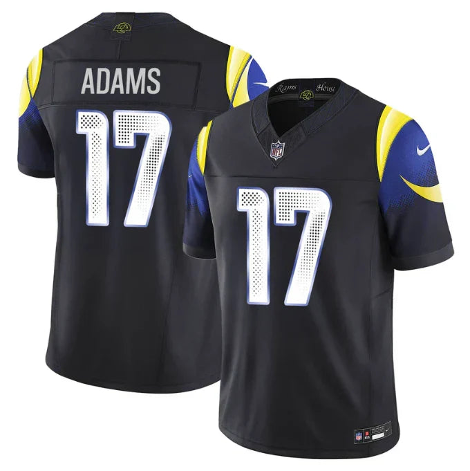 Davante Adams Los Angeles Rams 2025 Rivalries Collection Jersey - Midnight Blue football jersey product view 1