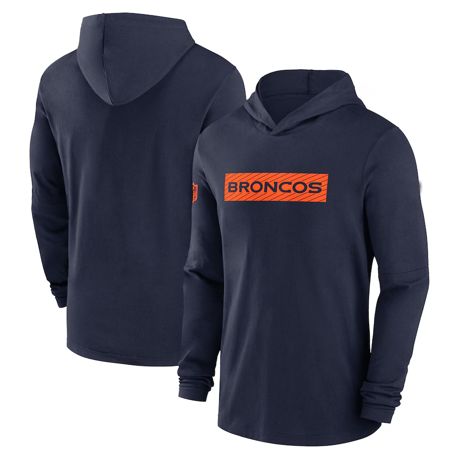 D.Broncos Salute To Service Club Pullover Hoodie Stitched American Football Jerseys Player Jersey football jersey product view 1