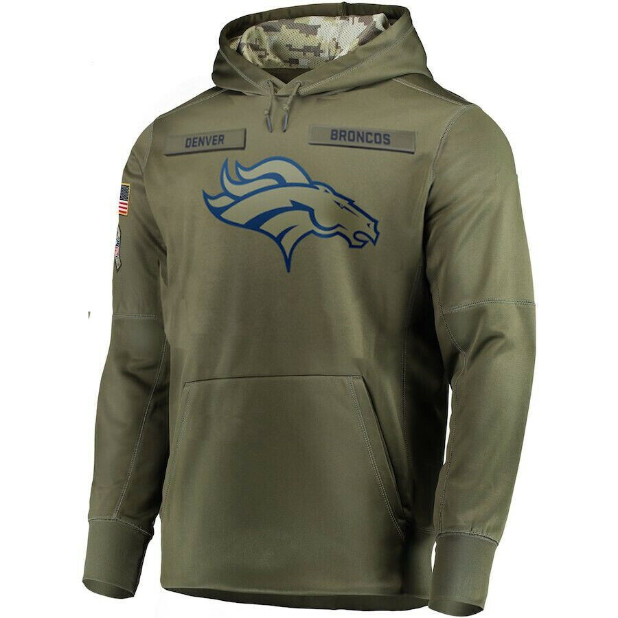 D.Broncos Salute To Service Club Pullover HoodieBirthday and Christmas gifts Player Jersey Stitched American Football Jerseys football jersey product view 1