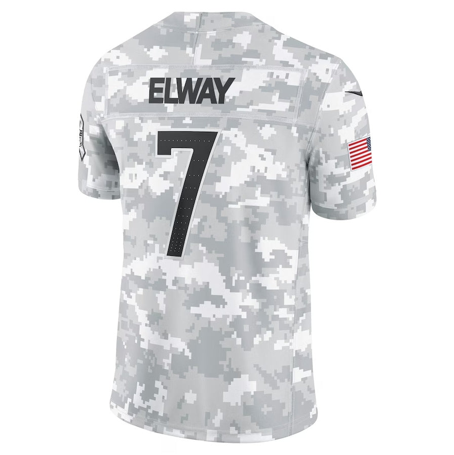 D.Broncos #7 John Elway Player Arctic Camo Salute to Service Limited Stitched American Football Jerseys football jersey product view 1