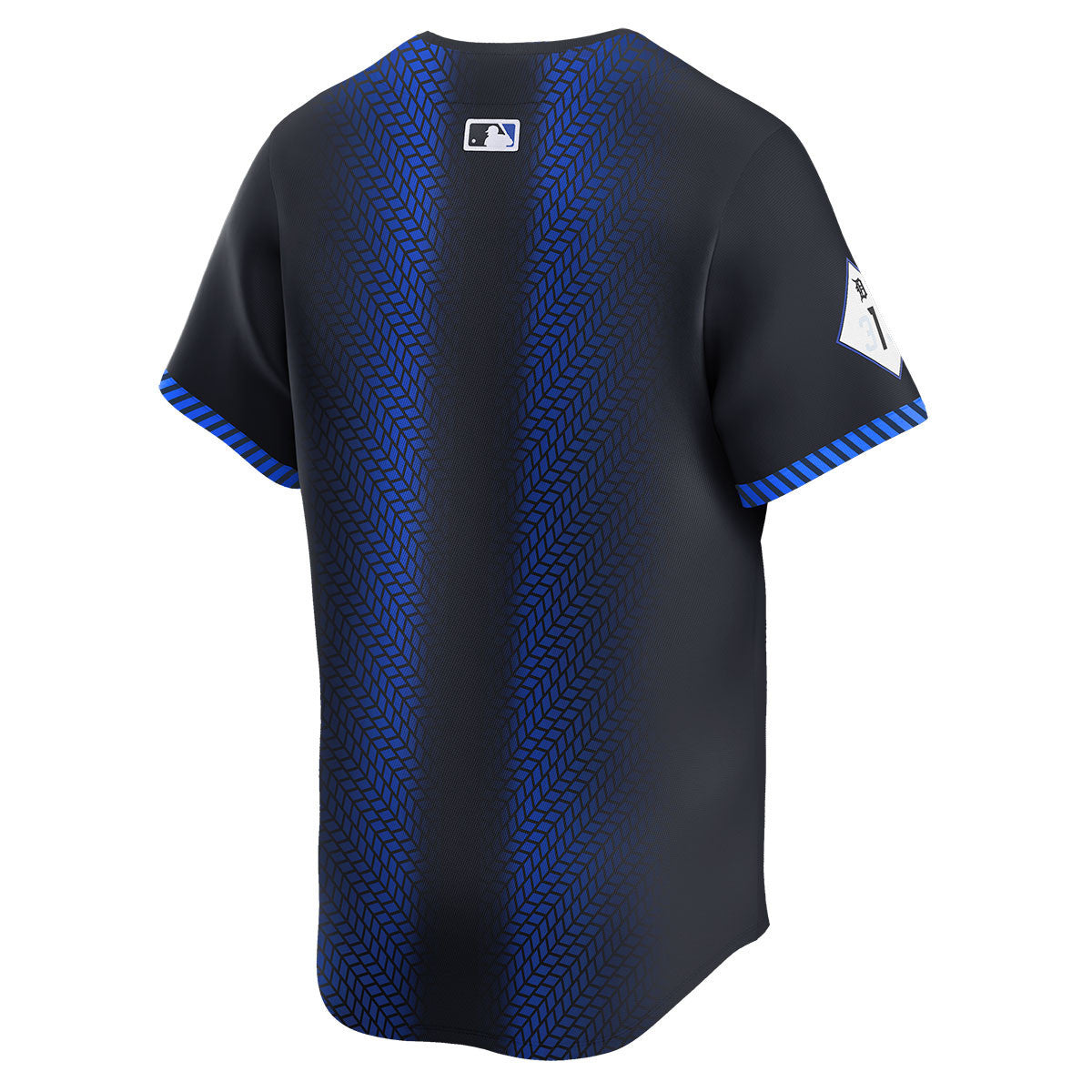 Detroit Tigers City Connect Jersey - Navy baseball jersey product view 2
