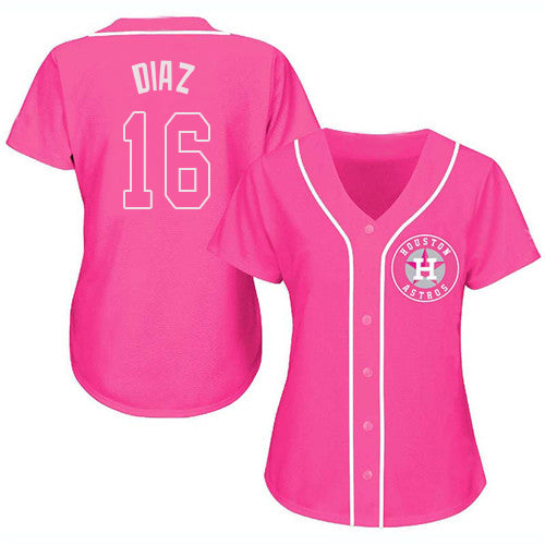Baseball Jersey Houston Astros Aledmys Diaz Pink Fashion Stitched Jerseys baseball jersey product view 1