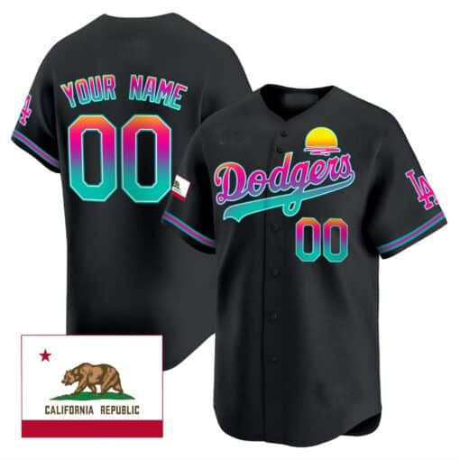 Custom Los Angeles Dodgers 2024 City Style Vapor Premier Limited ¨C All Stitched Baseball Jersey baseball jersey product view 2