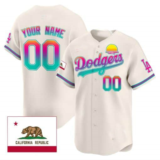 Custom Los Angeles Dodgers 2024 City Style Vapor Premier Limited ¨C All Stitched Baseball Jersey baseball jersey product view 3