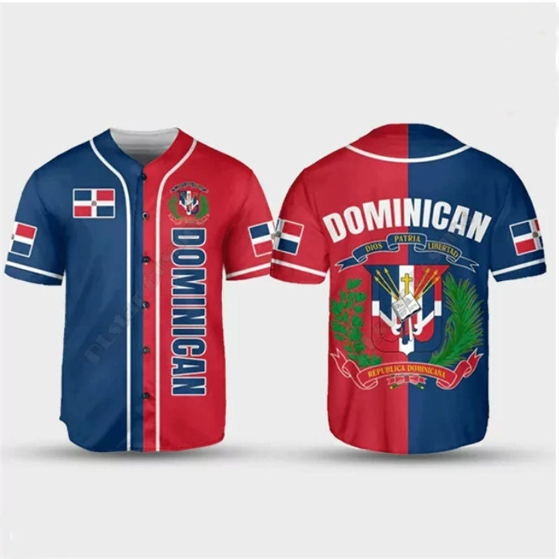 Dominican Republic 2023 World Baseball Classic Stitches Baseball Jerseys baseball jersey product view 1